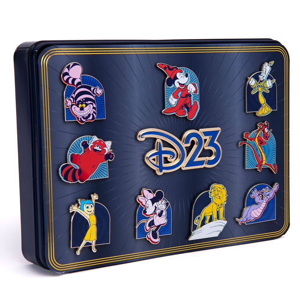 D23-Exclusive Gold Member Disney Classics and Fan Favorites Boxed Pin Set &ndash; Limited Release