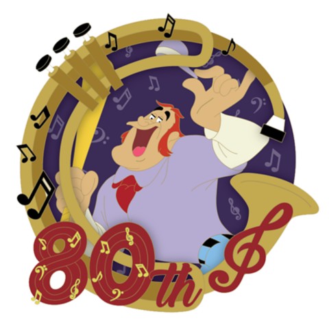Аксессуары Disney D23-Exclusive Casey at the Bat Pin – Make Mine Music 80th Anniversary – Limited Edition