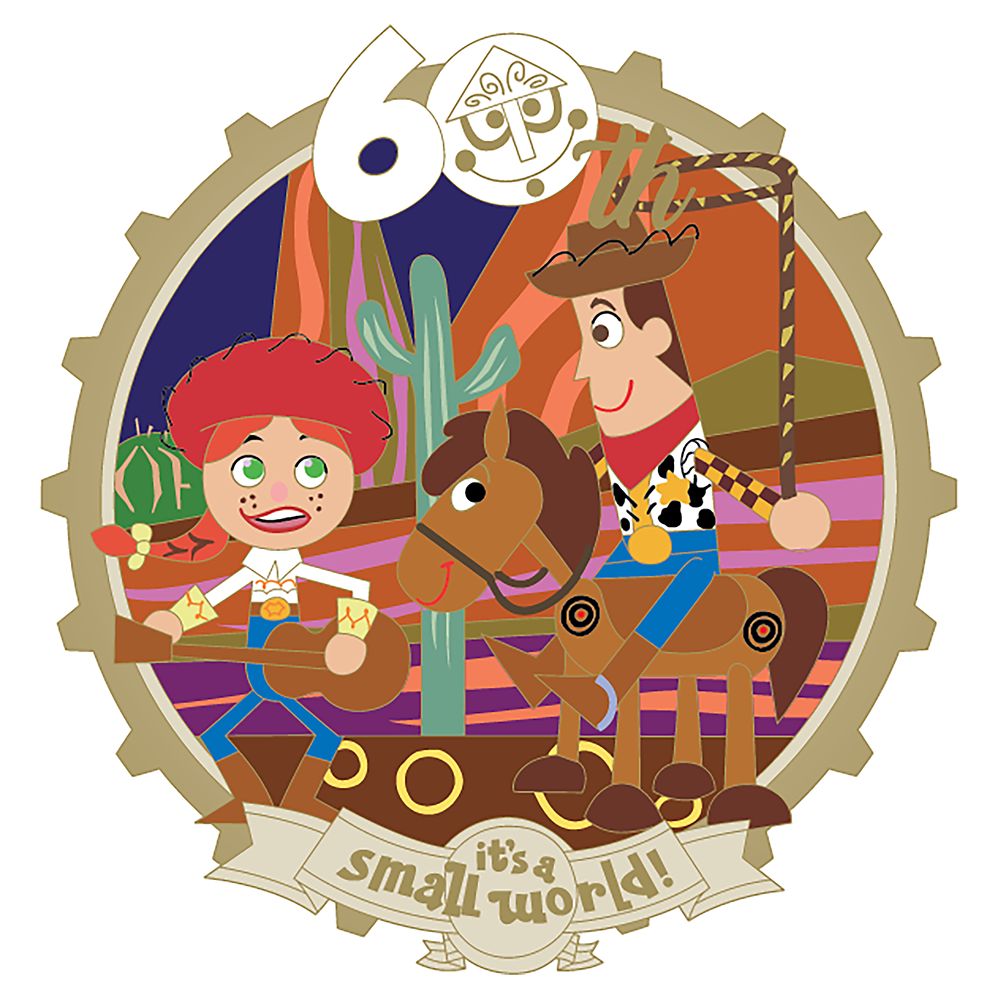 D23-Exclusive ''it's a small world'' 60th Anniversary Mystery Pin Pack &ndash; 2-Pc.