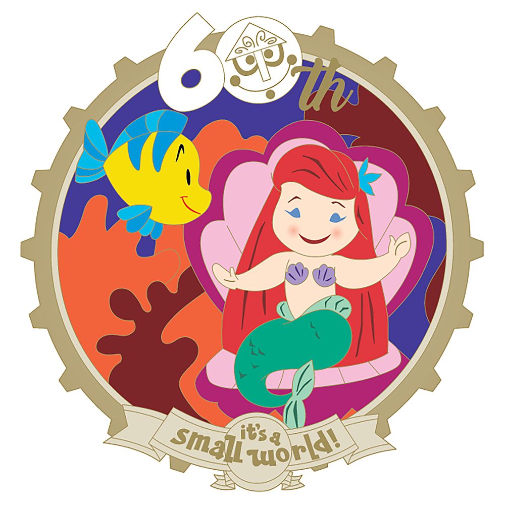 D23-Exclusive ''it's a small world'' 60th Anniversary Mystery Pin Pack &ndash; 2-Pc.
