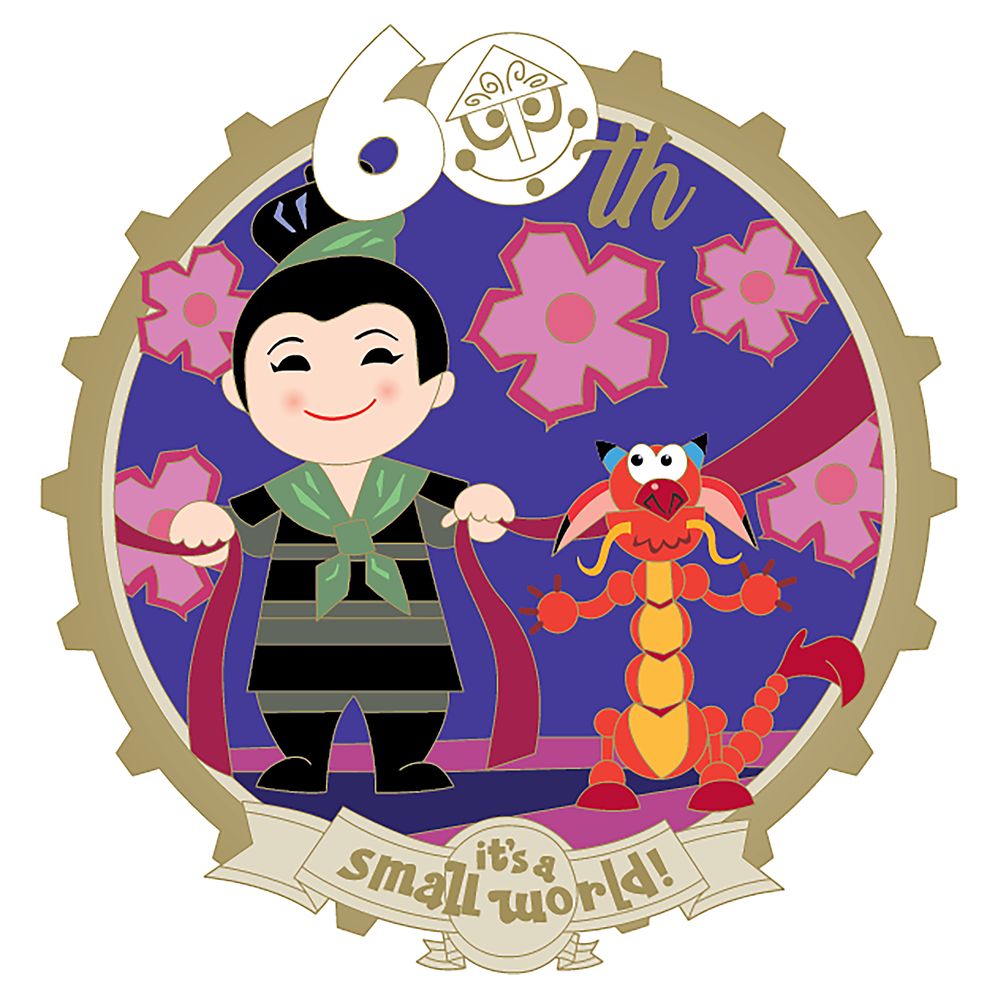 D23-Exclusive ''it's a small world'' 60th Anniversary Mystery Pin Pack &ndash; 2-Pc.