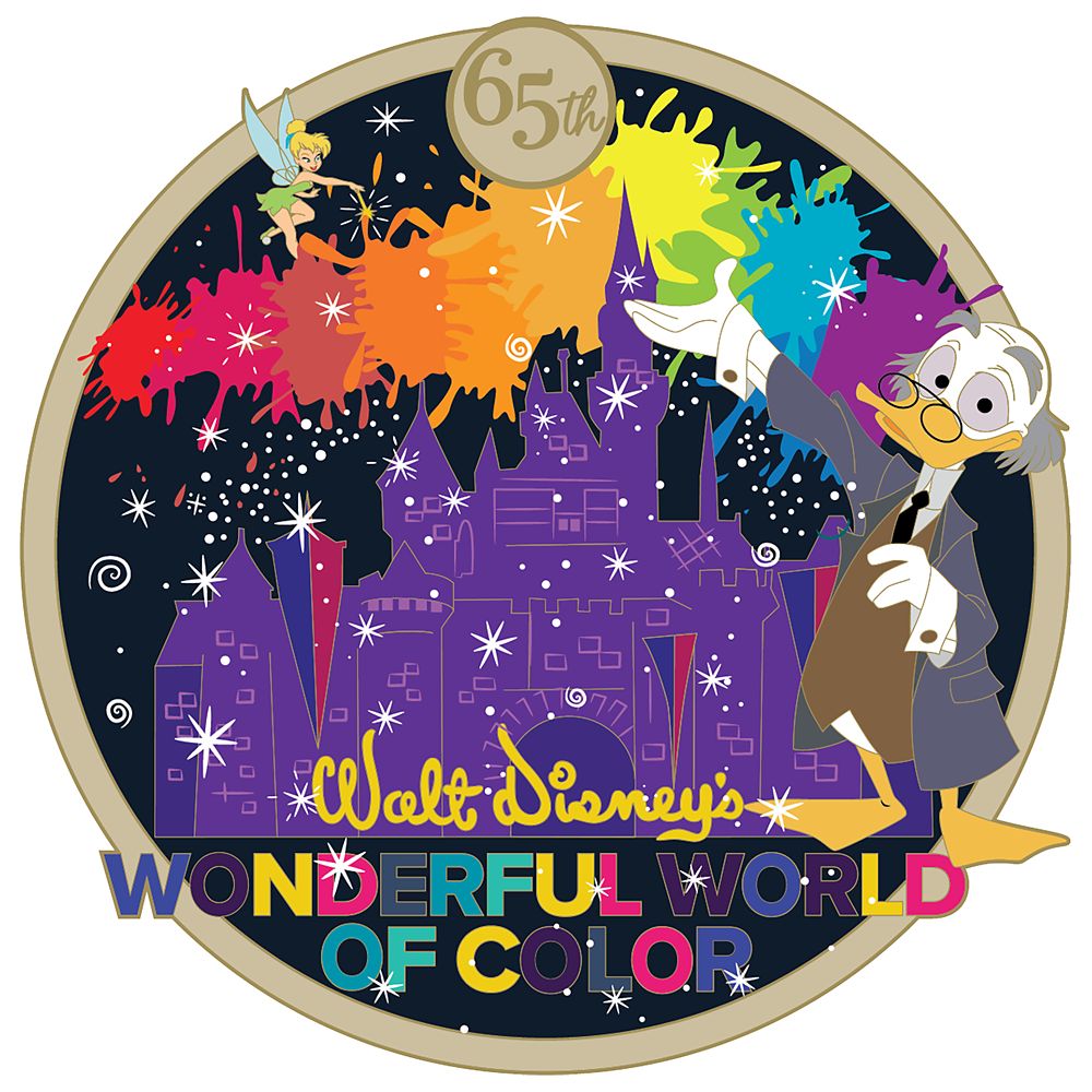 D23-Exclusive Walt Disney&rsquo;s Wonderful World of Color 65th Anniversary Mini Jumbo Pin &ndash; Limited Edition