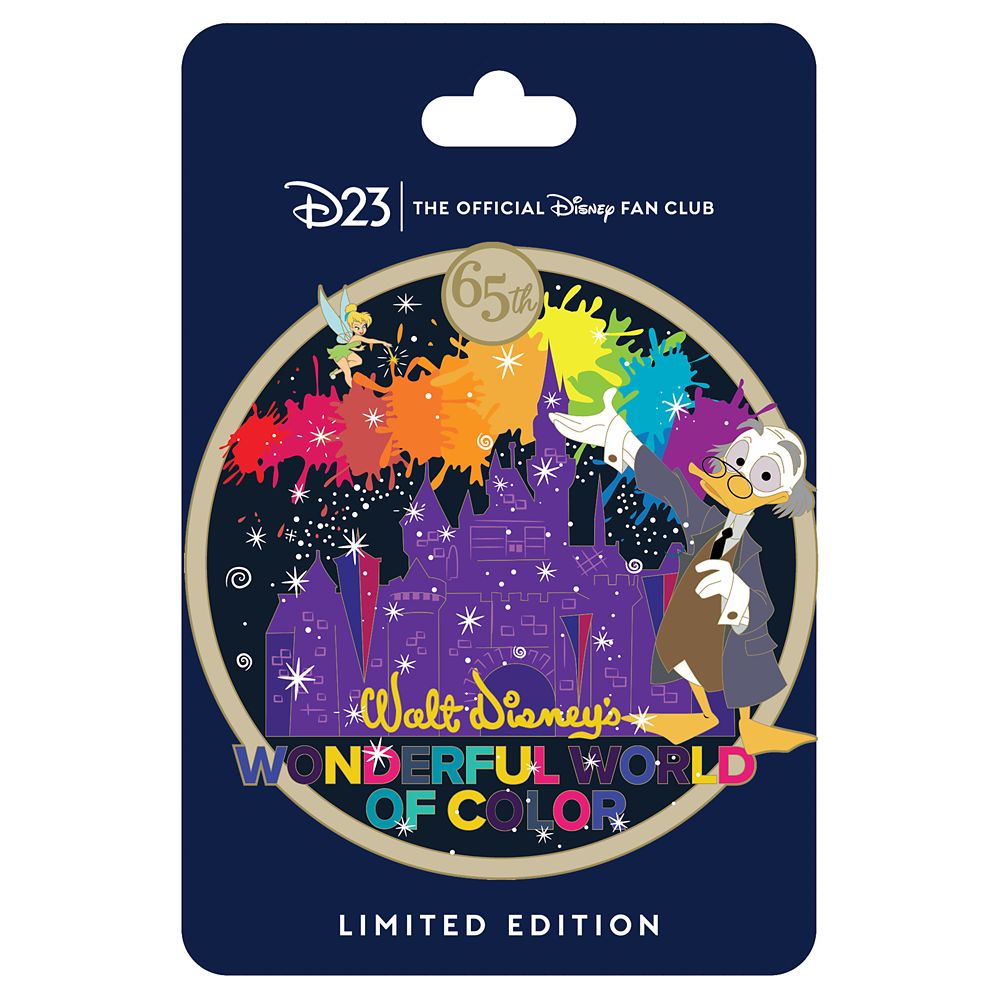 D23-Exclusive Walt Disney&rsquo;s Wonderful World of Color 65th Anniversary Mini Jumbo Pin &ndash; Limited Edition