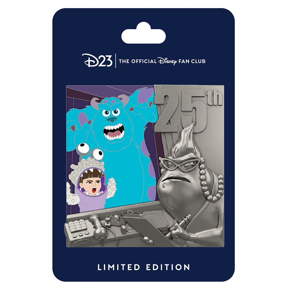 D23-Exclusive Sulley and Boo with Roz Pin &ndash; Monsters, Inc. 25th Anniversary &ndash; Limited Edition