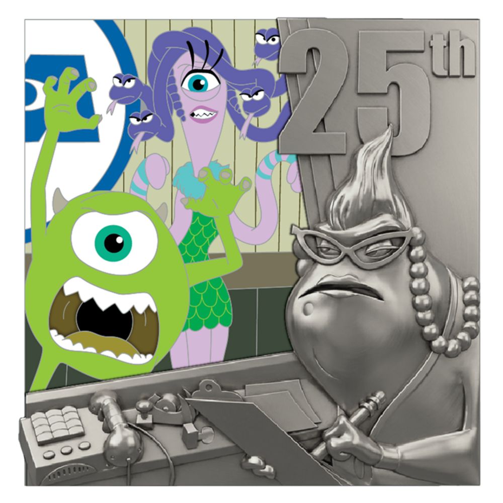 D23-Exclusive Mike and Celia with Roz Pin &ndash; Monsters, Inc. 25th Anniversary &ndash; Limited Edition
