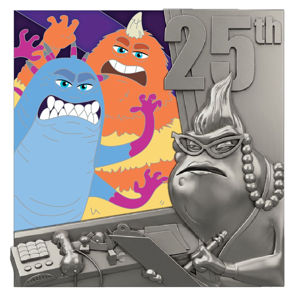 D23-Exclusive George Sanderson and Bile with Roz Pin &ndash; Monsters, Inc. 25th Anniversary &ndash; Limited Edition