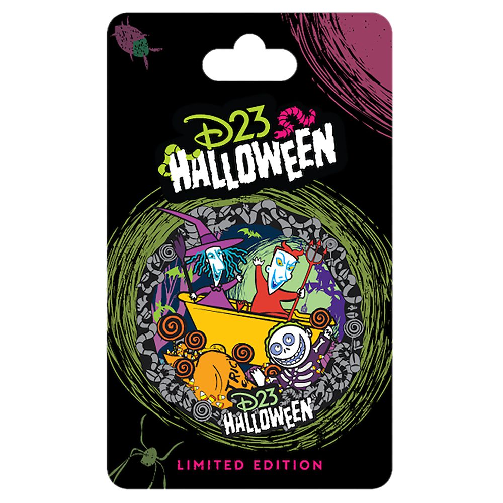 D23-Exclusive Lock, Shock and Barrel Halloween Pin &ndash; The Nightmare Before Christmas &ndash; Limited Edition