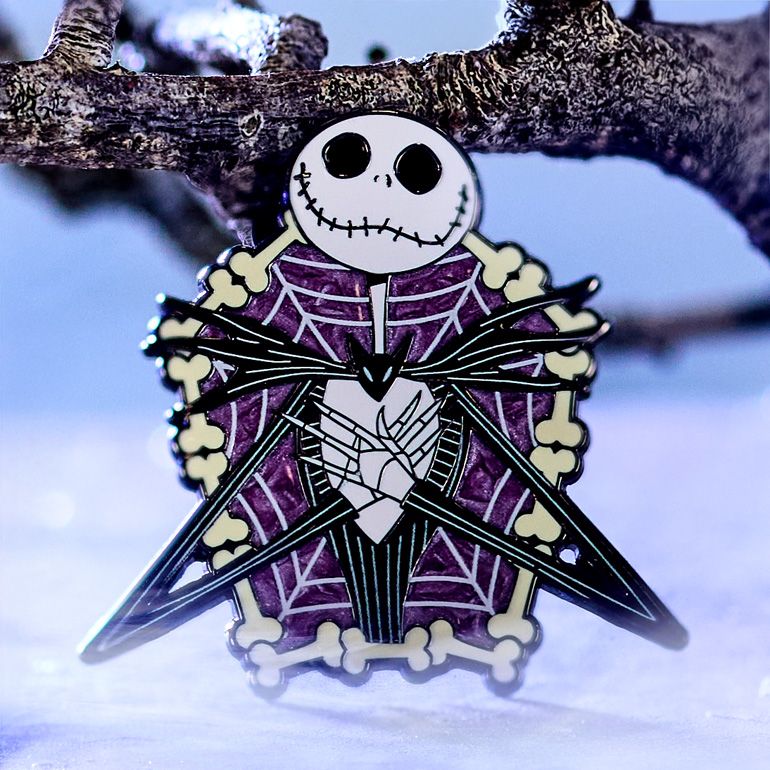 Background image of Tim Burton's The Nightmare Before Christmas Pin