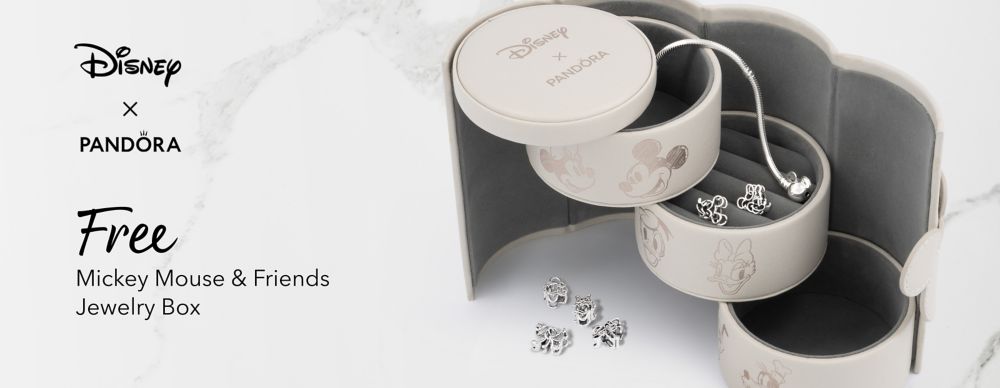 Minnie Mouse Openwork Charm by Pandora | Disney Store