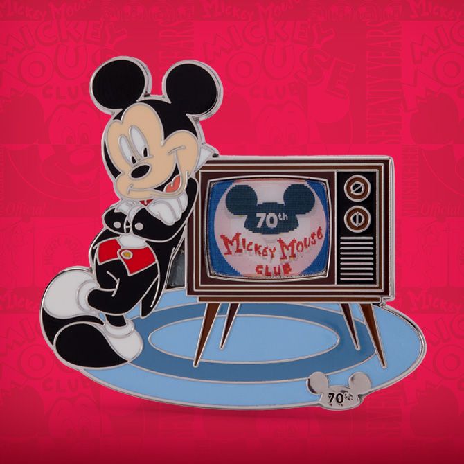 The Mickey Mouse Club 70th Anniversary Lenticular Limited Release Pin