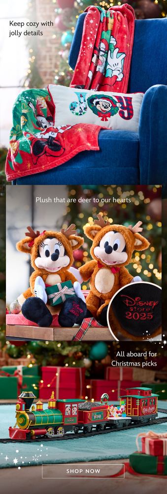 All aboard for Christmas picks. Plush that are deer to our hearts. Keep cozy with jolly details | Shop Now