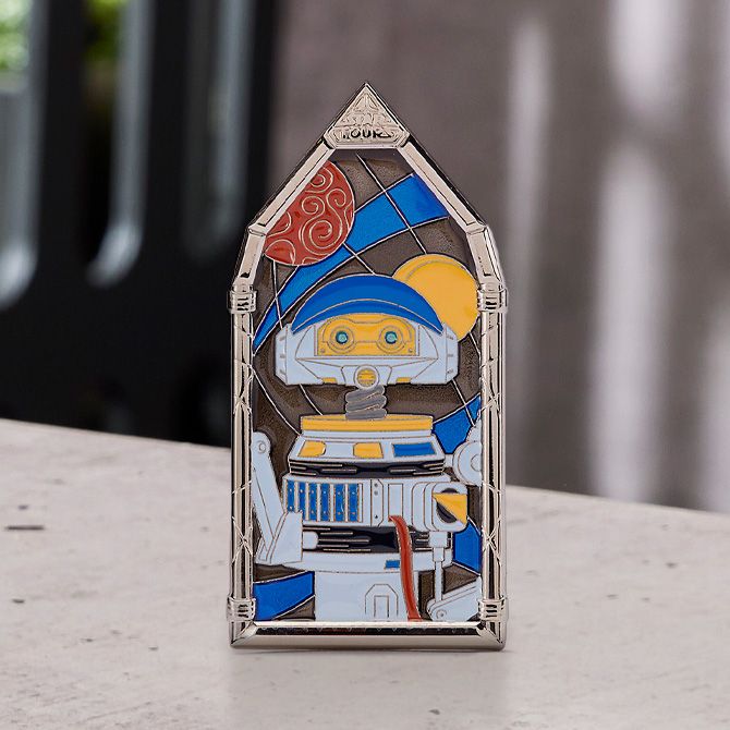 Background image of Disney Windows of Attraction Star Tours Pin – Limited Edition