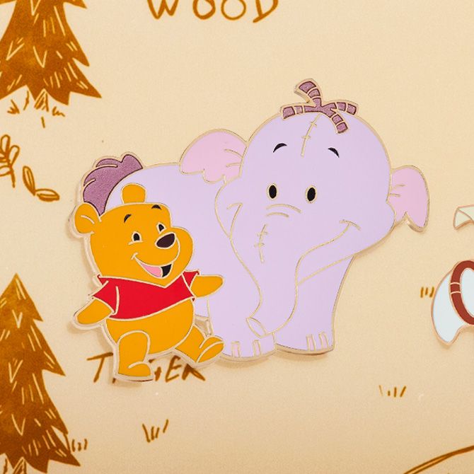 Winnie the Pooh and Heffalump Pin Set - Hundred Acre Wood Series