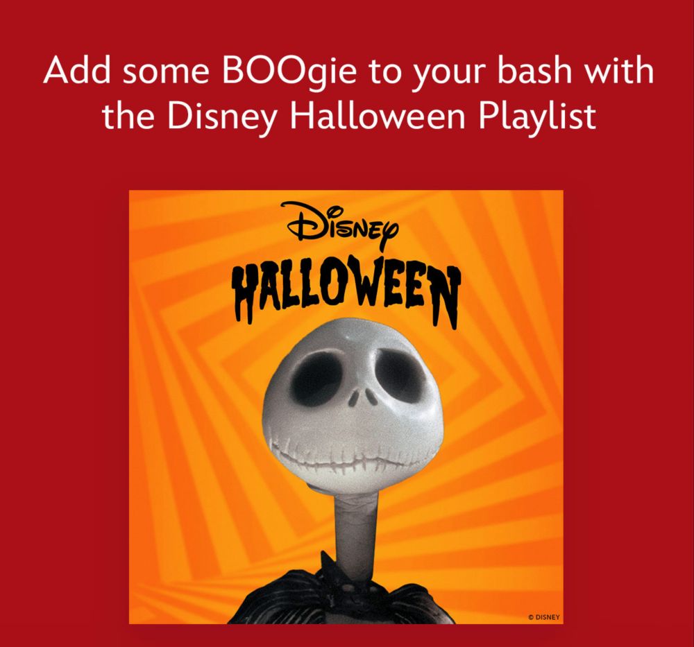 Add some BOOgie to your bash with the Disney Halloween Playlist[