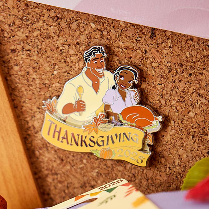 Tiana and Naveen Thanksgiving 2025 Limited Release Pin