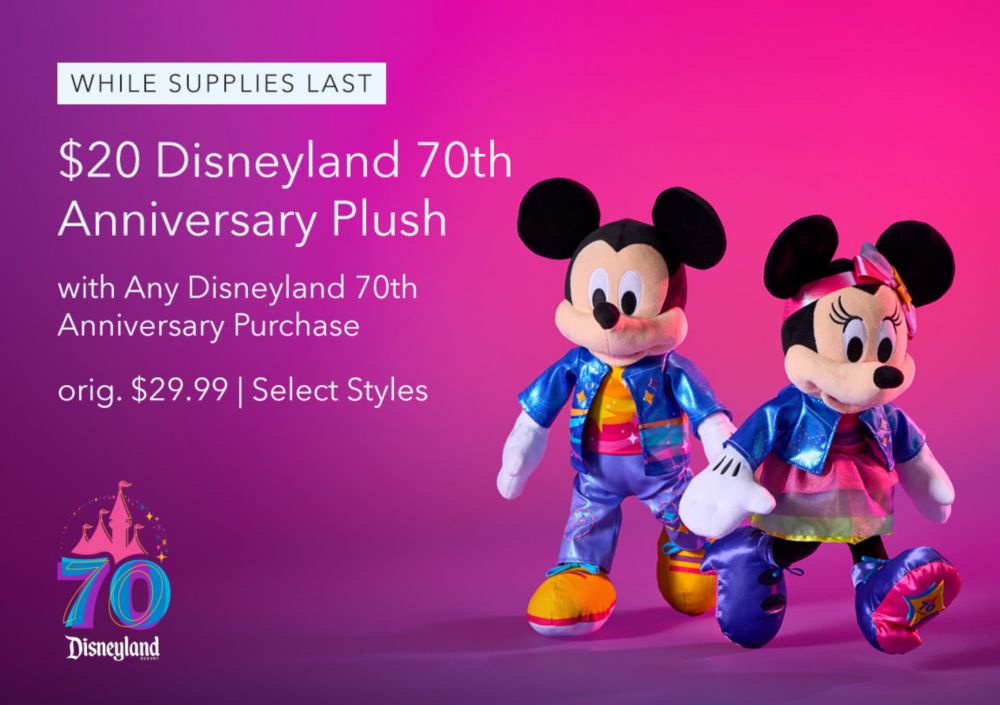 Disneyland 70th Anniversary Merchandise | Disney Store
