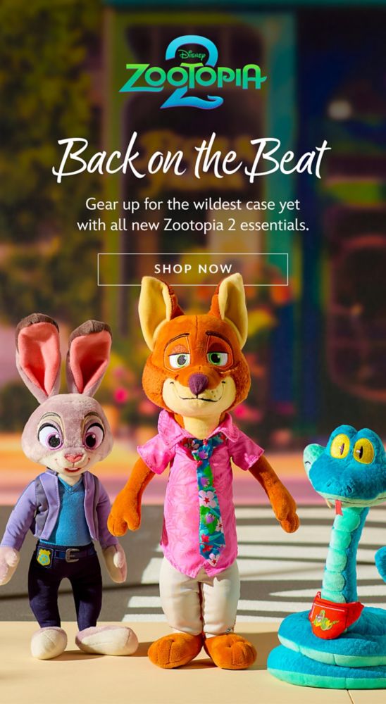 Back on the Beat. Gear up for the wildest case yet with all new Zootopia 2 essentials. | Shop Now