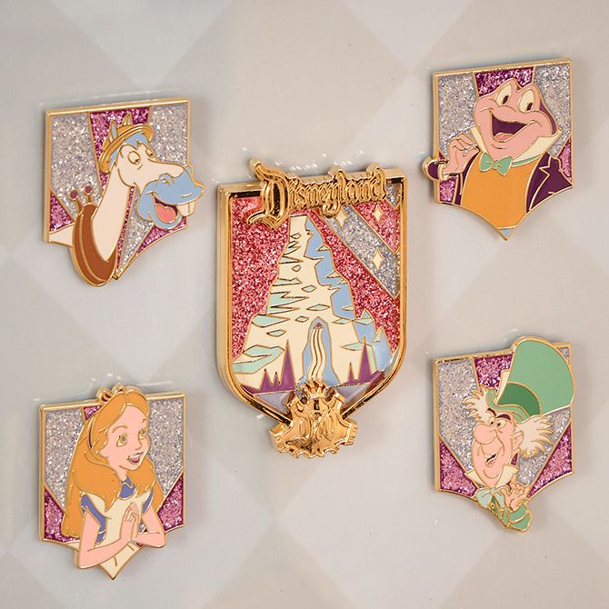 Disneyland 70th Anniversary Vault Collection Pin Set 2 - Limited Edition