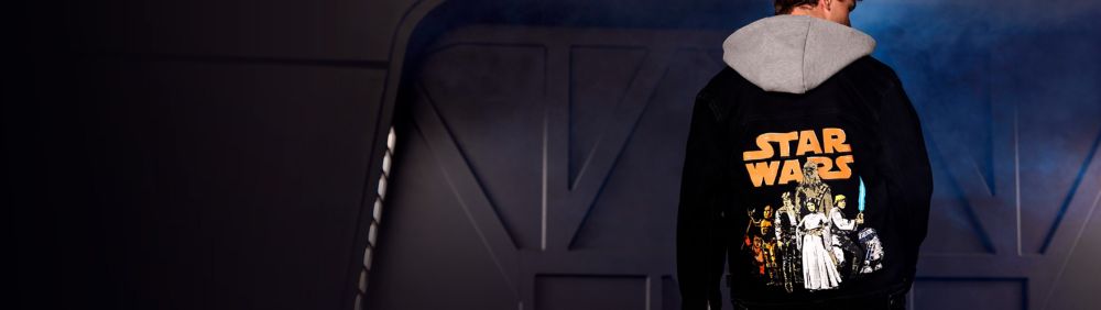 Celebrate the Saga In original trilogy style drops.