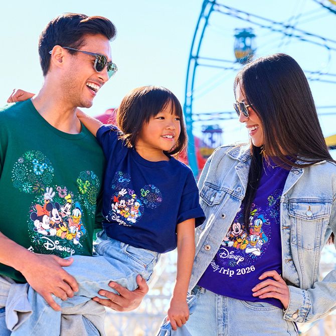 Bring home the magic with our must-haves merchandise inspired by Disney Parks.
