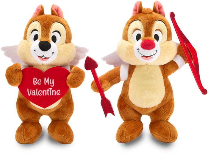 $20 Chip 'n Dale Valentine's Day Plush with Any Purchase