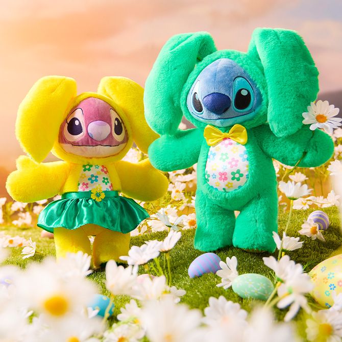 Background image of $10 Stitch or Angel Easter Plush with Any Purchase