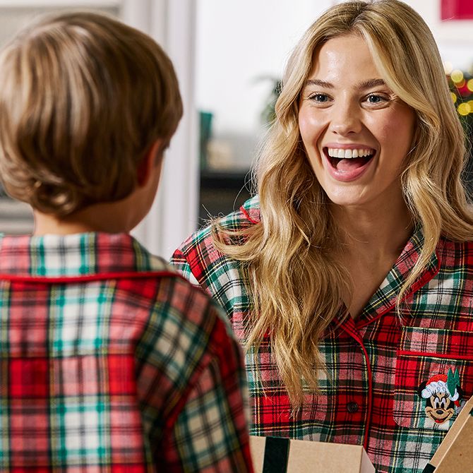 Mickey Mouse and Family Christmas Sleepwear