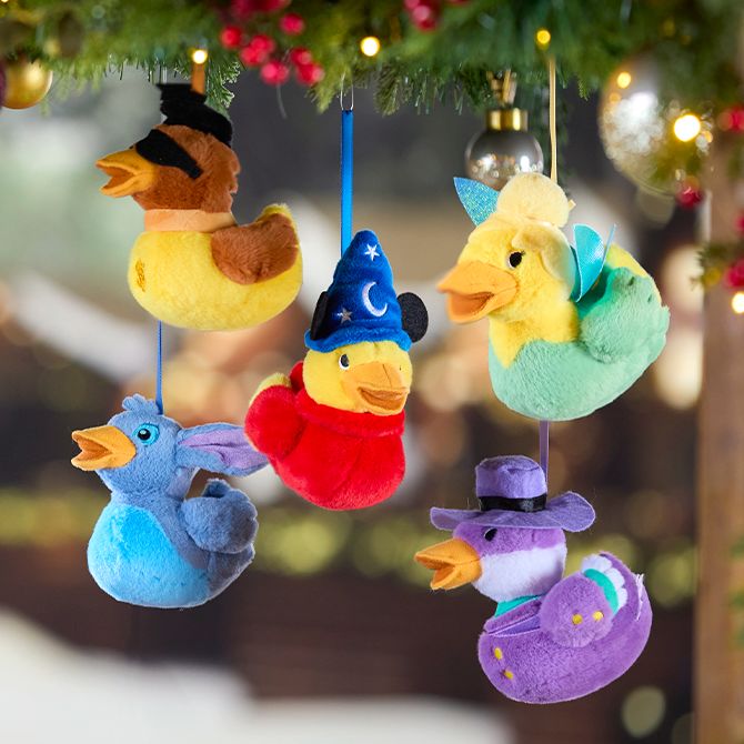 Fluffy Duck Ornaments