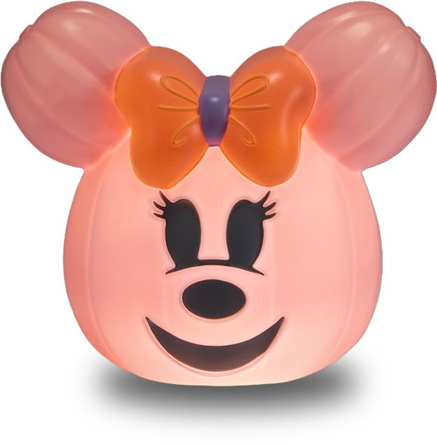 $22 Minnie Mouse Small Light-Up Pastel Jack-o'-Lantern With Any $25 Purchase