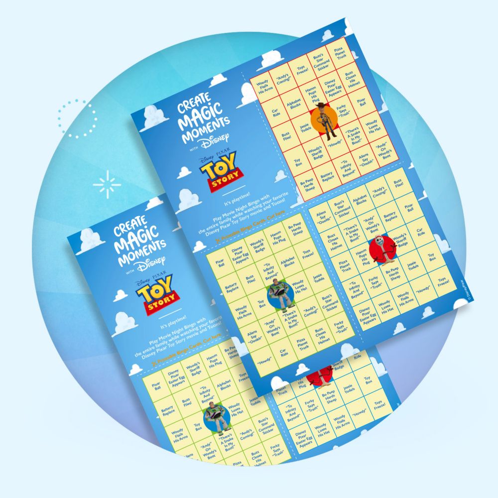 Background image of Toy Story Movie Night Bingo