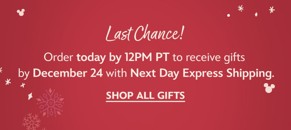 Order today by 12PM PT to receive gifts by December 24 with Next Day Express Shipping. | Shop All Gifts