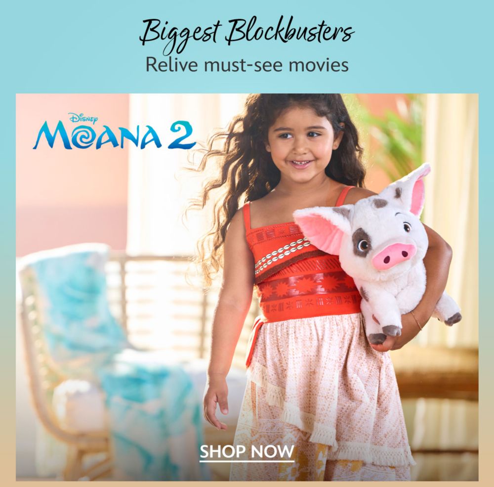 Biggest Blockbusters. Relive must-see movies. Moana 2 | Shop Now