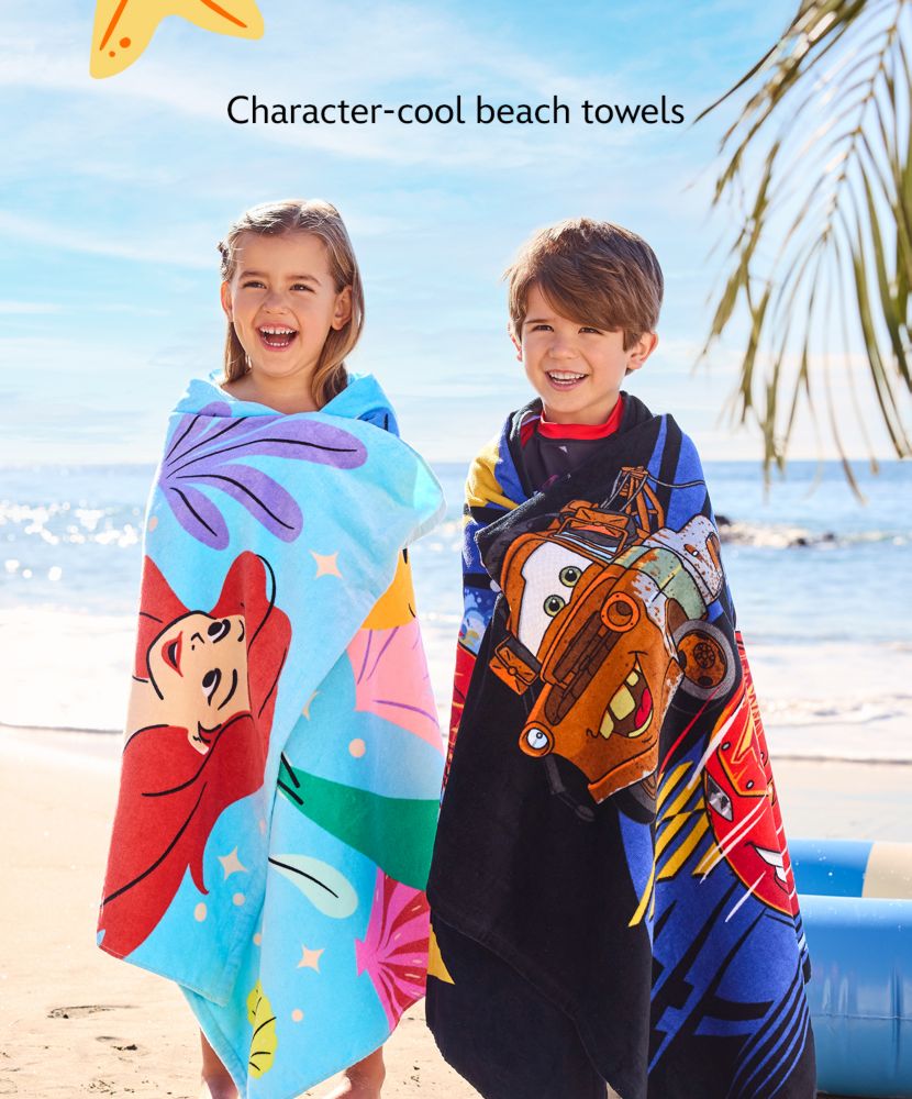 Character-cool beach towels