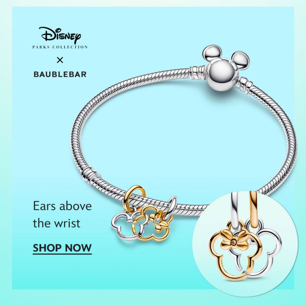Mickey and Minnie Bracelet Charms | Shop Now