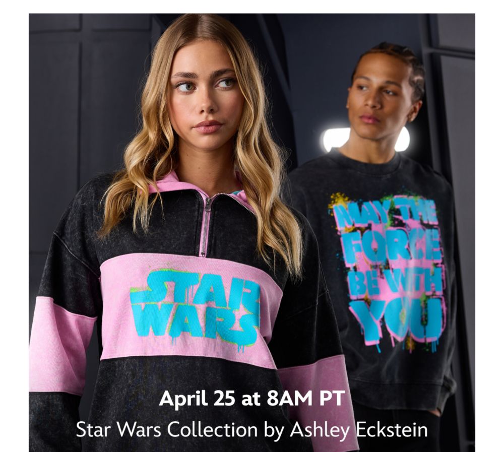 April 25 at 8AM PT.
Star Wars Collection by Ashley Eckstein | Shop DisneyStore.com
