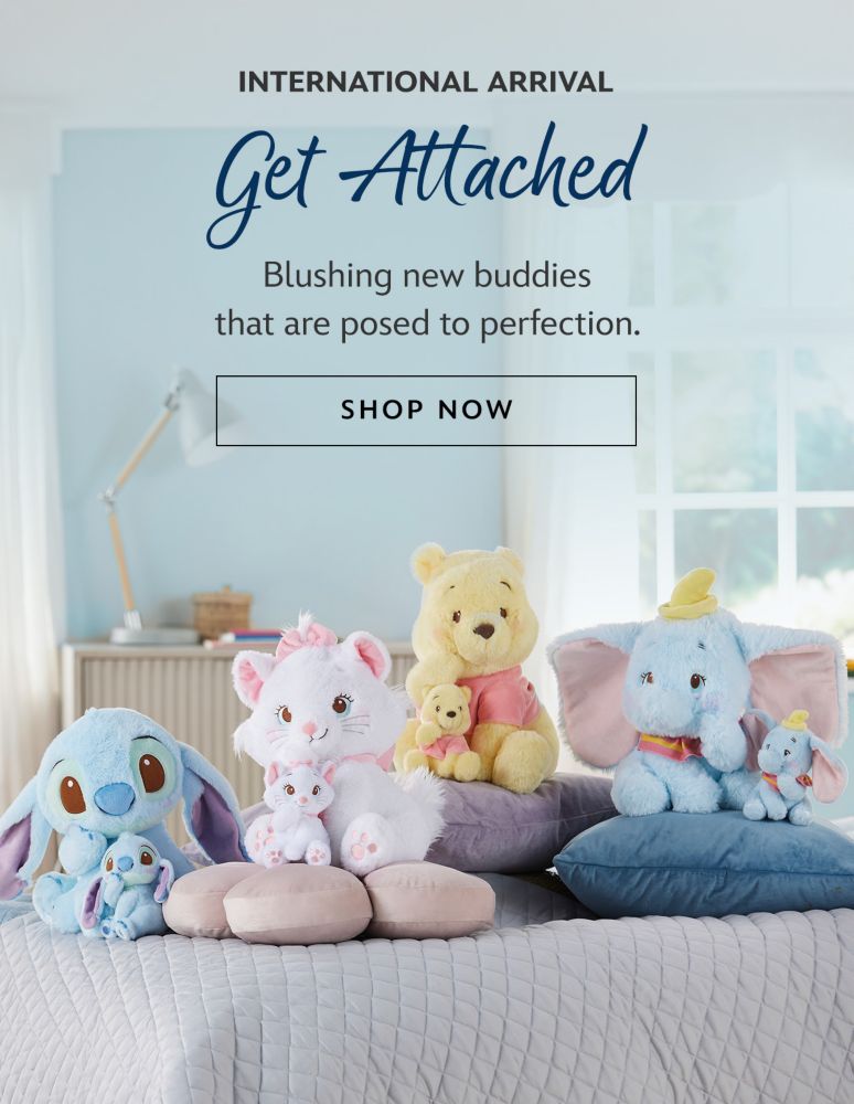 International Arrival. Get Attached. Blushing new buddies that are posed to perfection. | Shop Now