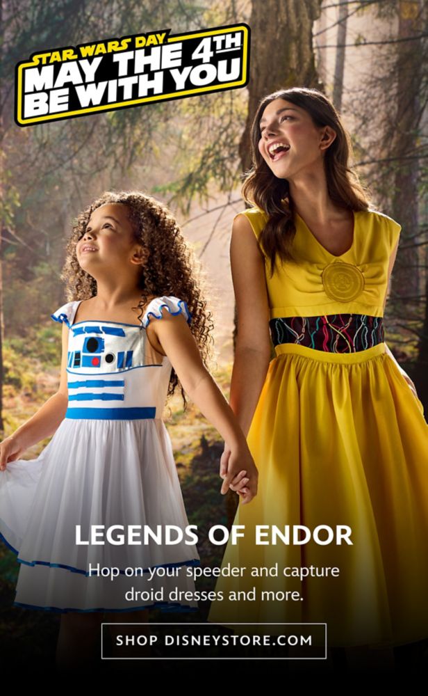 Legends of Endor. Hop on your speeder and capture droid dresses and more. | Shop DisneyStore.com