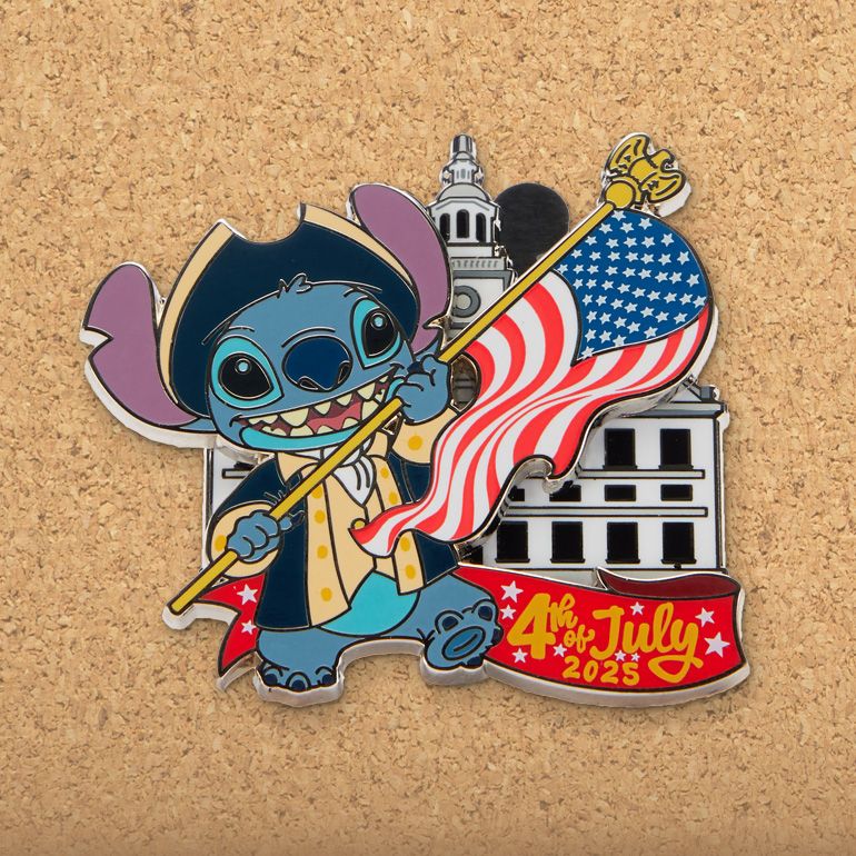 Limited Release Stitch 4th of July 2025 Pin – Lilo & Stitch