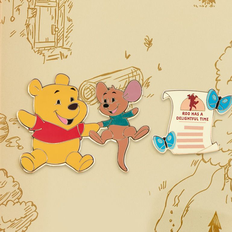 Background image of Limited Release Winnie the Pooh and Roo Pin Set