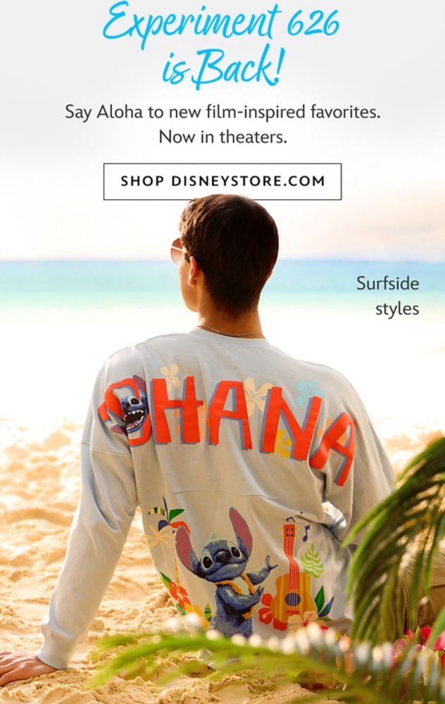 Experiment 626 Is Back! Say Aloha to new film-inspired favorites. In theaters Now. Surfside styles. | Shop Now