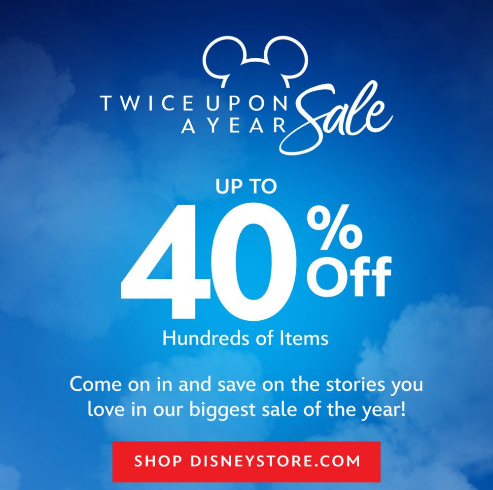 TUAY. Up to 40% Off. Hundreds of Items. Come on in and save on the stories you love in our biggest sale of the year!| Shop DisneyStore.com