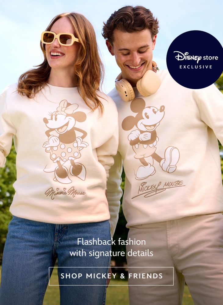Disney Store Exclusive. Flashback fashion with signature details | Shop Mickey & Friends