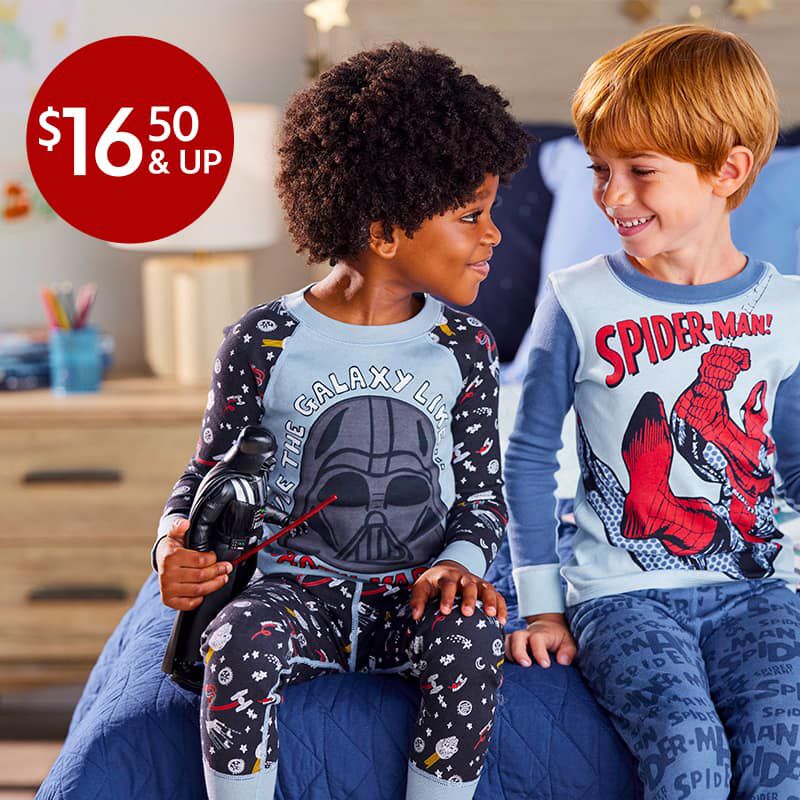 Background image of $16.50 & Up Kids&rsquo; Sleepwear