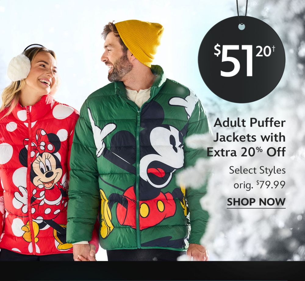 $51.20 Adult Puffer Jackets with Extra 20% Off | Select Styles | orig. $79.99 | Shop Now