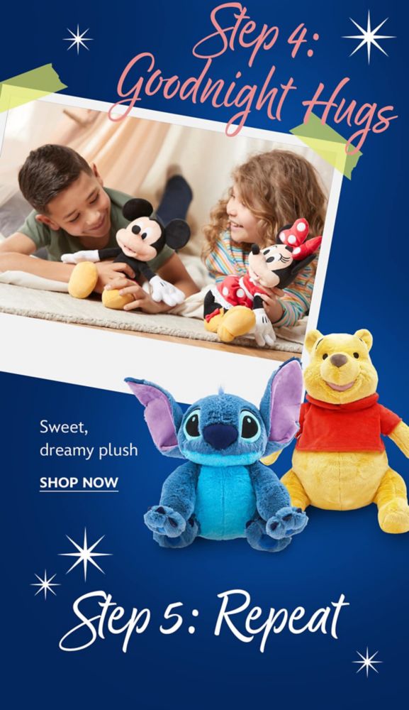 Step 4: Goodnight Hugs | Sweet, dreamy plush | Shop Now