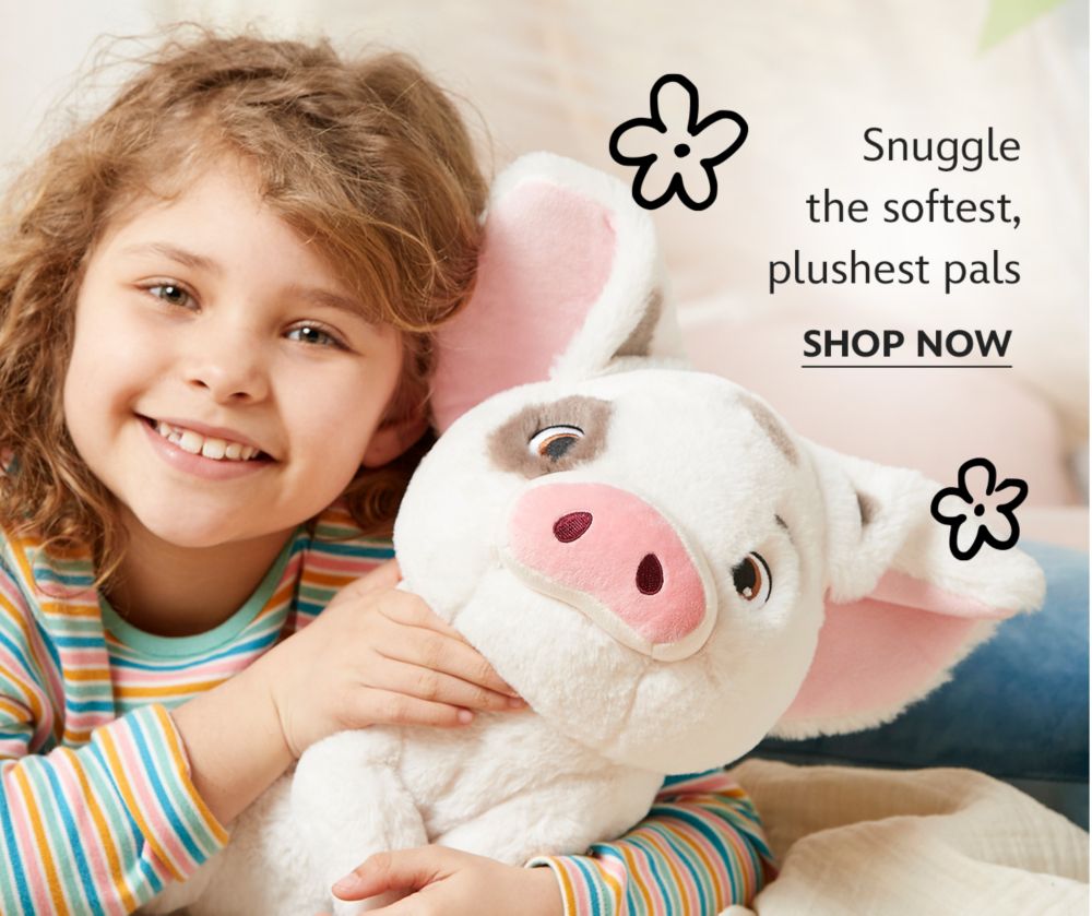 Snuggle the softest, plushest pals | Shop Now