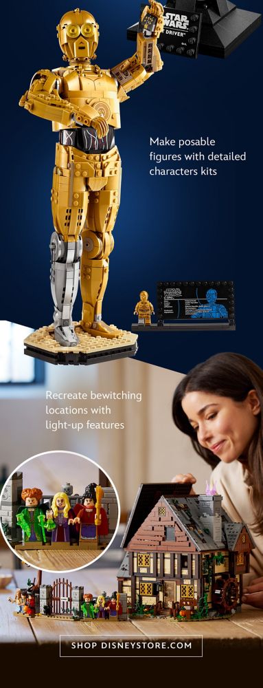 Make posable figures with detailed characters kits | Recreate bewitching locations with light-up features | Shop Disneystore.com