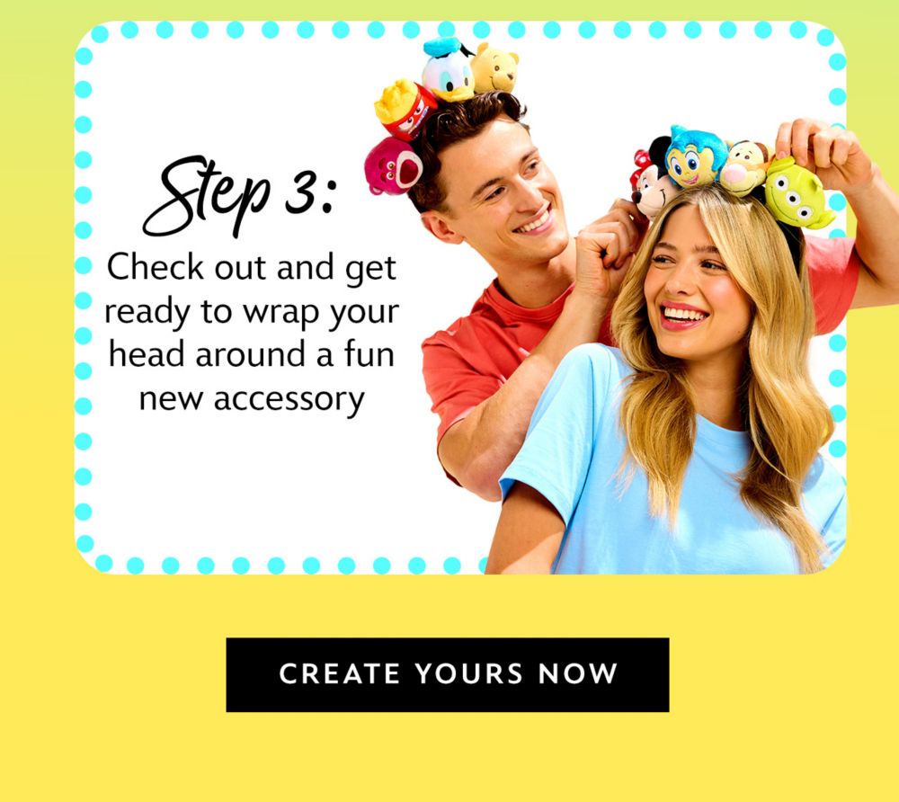 Step 3: Check out and get ready to wrap your head around a fun new accessory | Create Yours Now