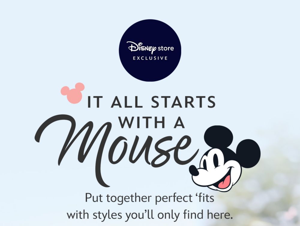 Disney Store Exclusive | It All Starts with a Mouse | Put together perfect �fits with styles you�ll only find here.