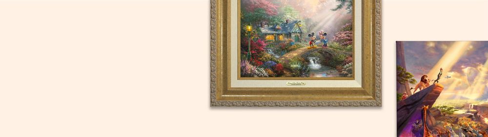 Background image of Thomas Kinkade